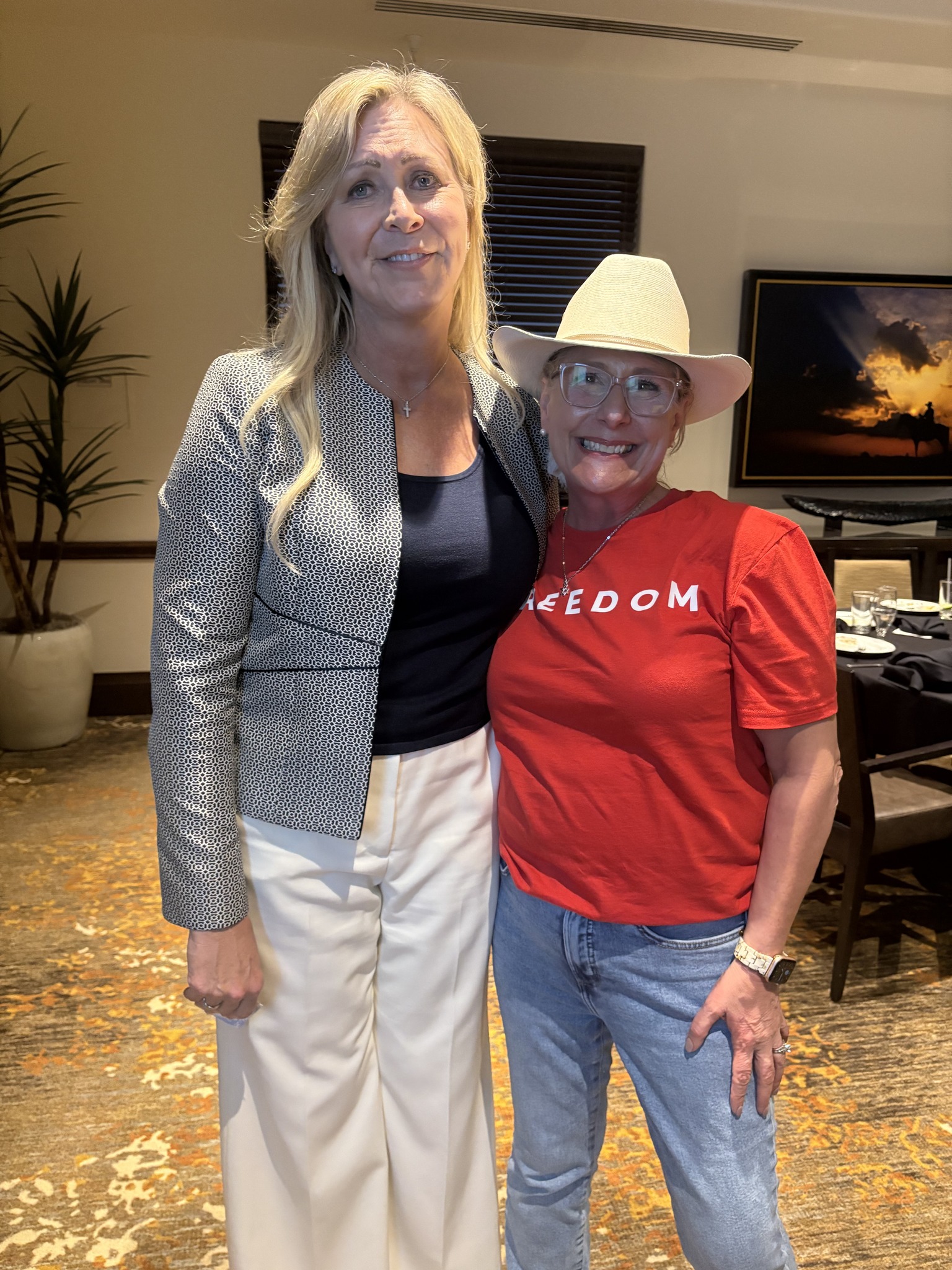 Valerie Roehrs campaigning in Denton County Precinct 4 - event 7